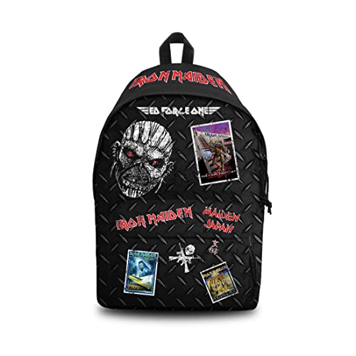Sac à dos Iron Maiden Tour Rocksax noir 43cm pour le quotidien