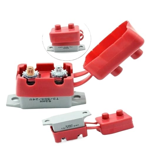 Disyuntor de 10-50 A, 12 V, con fusible de batería doble, reinicio automático, resistente al agua, for coche y barco.(10A)
