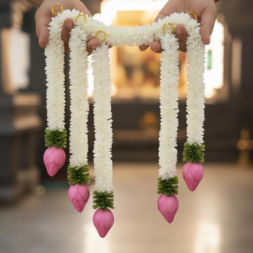 Best Artificial Flower Garlands: Festive Floral Decor 59 Amazon Brand - Umi Artificial Flowers Hanging Garlands 5pcs Lotus...