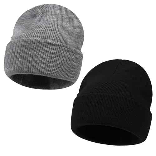 Image of ZOORON Kids Beanie Boys Girls Beanies Children Winter Hats Children Knit Warm Caps Kids Soft Beanie Cap