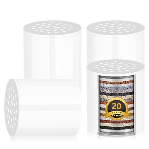 Listado de Filtros - 5 favoritos. 43 Cartucho de Filtro de Ducha Universal, juego de 4 cartuchos filtrantes reemplazables de 20 etapas, elimina el cloro y las impurezas, mejora la salud de la piel y el cabello, para...