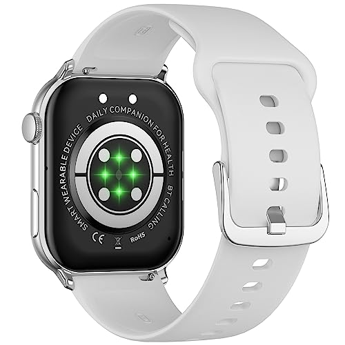 COCO Emergency Alert Smartwatch for Seniors – Fall Detection, SOS Call, Heart Rate & SpO2 Monitor, Medication Reminder, Bluetooth Calling, Caregiver App, BT2-X (2026) (Silver) - Image 5