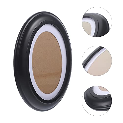 Rosenice 03N4945FLVB15WB 7 Inch Picture Frame Oval Wood Wall Photo Frame Hanging Decoration thumb #7