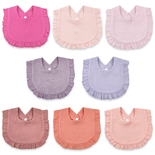 Dosmine Baby Bibs For Unisex Muslin Bibs Baby Drooling Bibs Cotton Bibs For Boys Girls Baby Bandana Drool Bibs Baby Girl Bibs #TOP7