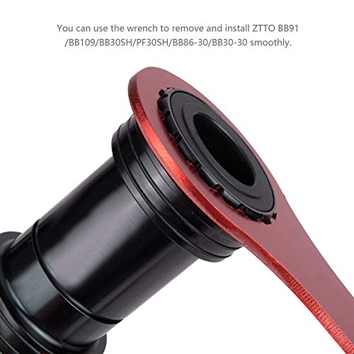 Bicycle Bottom Bracket Wrench Bb Spanner For Bb91/Bb109/Bb30Sh/Pf30Sh/Bb86 30/Bb30 30 Bb Tool Aluminum Cycling Bike Maintenance Wrench(Red) #TOP5