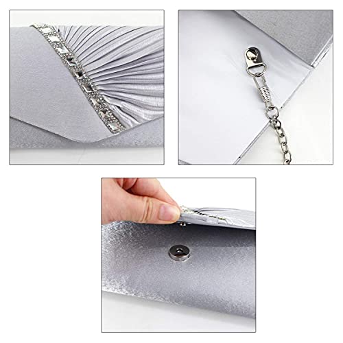 Image of Goclothod Evening Clutch Handbag Women Fashion Crossbody Shoulder Bag Chain Purse