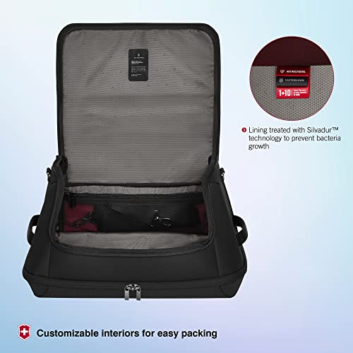 Victorinox Crosslight Duffel - Lightweight Duffel Bag Made from Recycled Materials - Premium Travel Essentials - Travel Bag Includes Adaptive Interior - Black3
