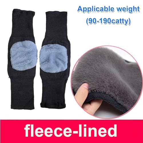 Men Women Thicken Long Stretchy Knee Sleeve Leg Warmer Winter Thermal Knee Brace Knee Pad Knee Knee Protector4