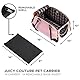 Juicy Couture Give Me Treats Transporttasche für Haustiere, stilvolle rosa Reisetasche für kleine Hunde und Katzen