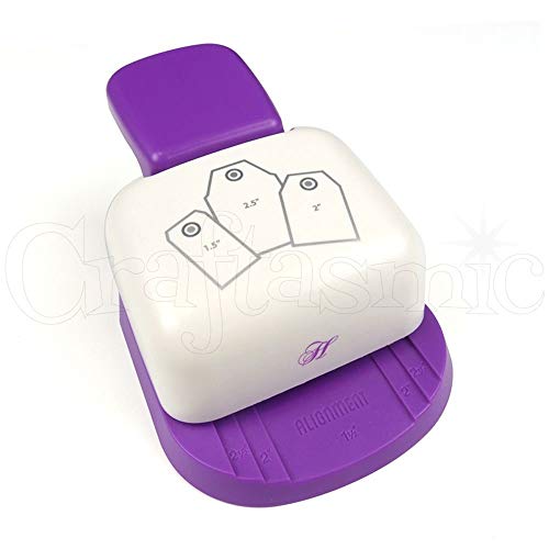 Hunkydory Premier Craft Tools - Straight Edge Tag Punch, Purple - Image 2