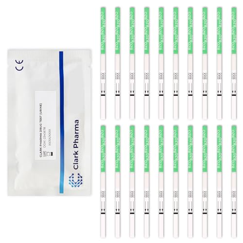 20 x Tiras de Prueba para Benzodiazepinas | Prueba de Orina para Benzodiazepinas | Kit de Detección Rápida para Benzo Downers