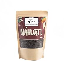 Nahuatl Organic Cacao Nibs 100% Pure Raw, Unsweetened Crushed Cocoa Beans, Vegan Gluten Free No Added Sugar 330 g / 11.6 oz