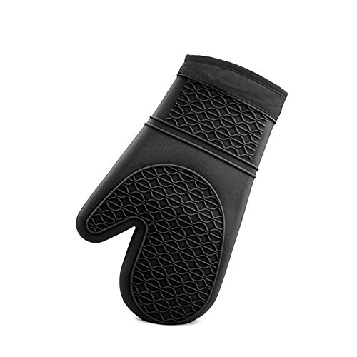 Silicone Oven Gloves, For Kitchen, Bbq, Safety Thickened Anti-Slip High Temperature Gloves #TOP4
