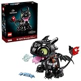 LEGO Icons How to Train Your Dragon: Toothless Building Set for Adults, Ages 18+ - Room Decor for Office, Bedroom, or Book Shelf - Collectible for Movie Fans - Gift Idea for Birthdays - 10375