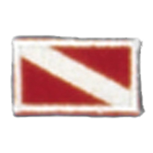 Trident Dive Flag Patch (2.75 x 1.75 inches)