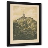 ArtDirect Książ Castle (1902) Custom Framed Art Print Giclee Print or Canvas Options with Various Sizes and Customization by Heinrich Otto Irmann