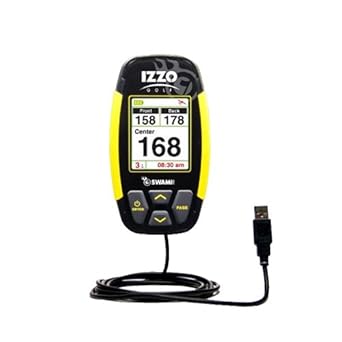 Gomadic Straight USB Data Sync Cable Compatible with Izzo Swami 4000 with Charging Function with TipExchange