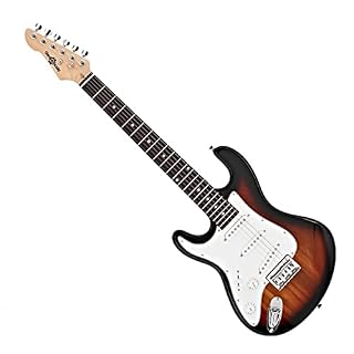 Guitare électrique pour gaucher 3/4 LA de Gear4music Sunburst avec Ampli 10W - Les Beatles, Paul McCartney, John Lennon, RIngo Starr, George Harrison Guitare électrique pour gaucher 3/4 LA de Gear4music Sunburst avec Ampli 10W – Image 2