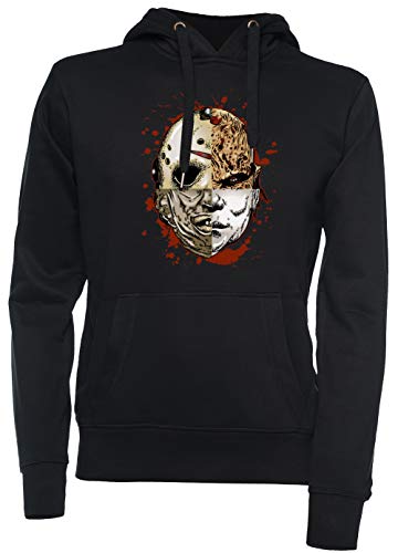 Vendax Horror TRITURAR Unisexo Sudadera con Capucha Negro