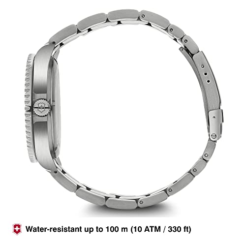 Victorinox Swiss Made Maverick, 43Mm, Green Dial, Stainless Steel Men's Analog Watch (241934) - Image 3