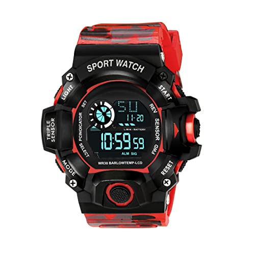 Image of ASGARD Multi Functional Sports Digital Multicolor Dial Men's Watch