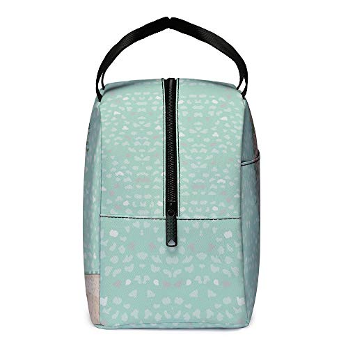 Ycgre Horse Lunch Bag, Cute Kids Insulated Lunch Box Reusable Cooler Tote Bag Multi-Functional School Lunch Container For Teen Boys Girls (Light Green) #TOP1