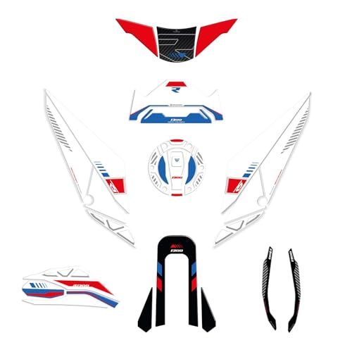 Kit autocollant moto protection anti-chocs et grip réservoir BMW R 1300 RS 2025