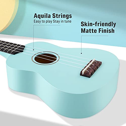 Donner Ukulélé Soprano Débutant Ukulélé Kit pour Adulte 21 pouces avec Sac Sangle Tuner, Anglais Online Leçon, pour les… - Les Beatles, Paul McCartney, John Lennon, RIngo Starr, George Harrison Donner Ukulélé Soprano Débutant Ukulélé Kit pour Adulte 21 pouces avec Sac Sangle Tuner, Anglais Online Leçon, pour les… – Image 3