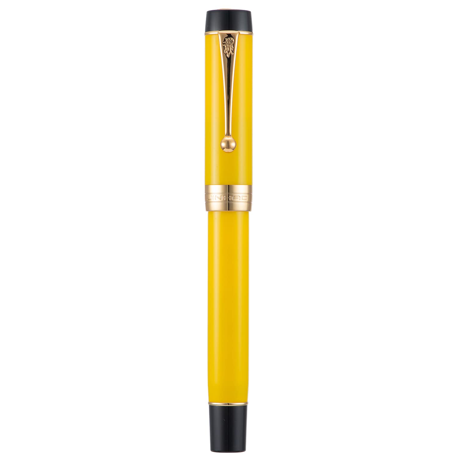 Jinhao 100 Fountain Pen Celluloid Classic Style, #6 Nib Smooth Writing Instrument with Refillable Converter and Pen Case Set โ image 1