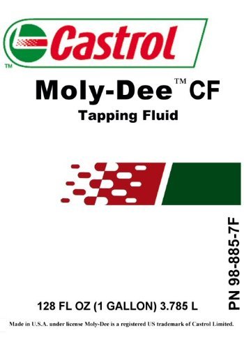 CASTROL VARIOCUT C MOLY-DEE Tapping Fluid 1 Gallon PN 98-885-7F(Expedited DELIVERY NOT Available)