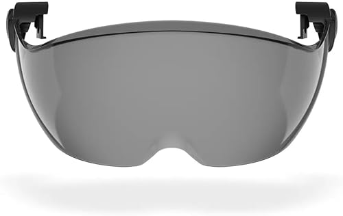 Defender Safety Visera H2, clasificación ANSI Z87+, antivaho y antiarañazos tintadoopciones transparentes,