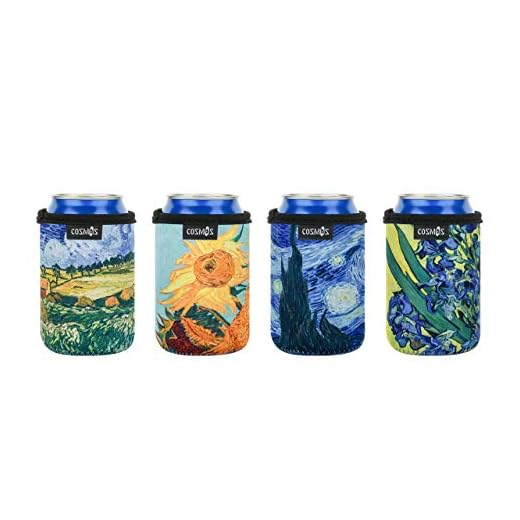 CM Soft Neoprene Standard Beverage Can Sleeves Insulators Regular Standard Can Covers for Standard 12 Fluid Ounce Drink & Beer Cans