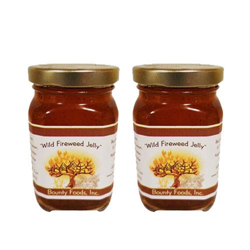 Montana Wild Fireweed Jelly Breakfast - Essentials 2 / 9 oz Fruit Grown & Hand Picked from Bounty Foods - Gluten-Free Non-GMO for Toppings - Fillings - Craft Bread (FWJ 2-9)