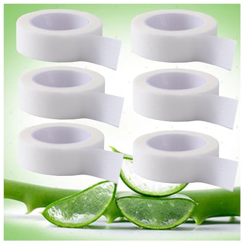 NswfDzkAloe Vera Makeup Tape Eye Shadow Shaping Multi Functional Adhesive Tape for Eyelash Implantation False Eyelash Extension etc6 volumesWhite