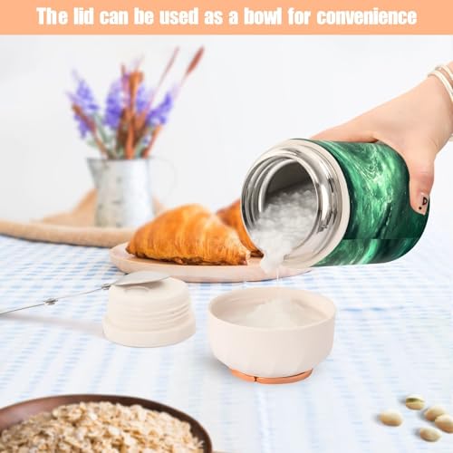 Termo de comida para comida caliente contenedor de almuerzo de 500 ml de acero 7