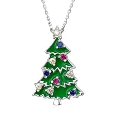 Christmas tree necklace