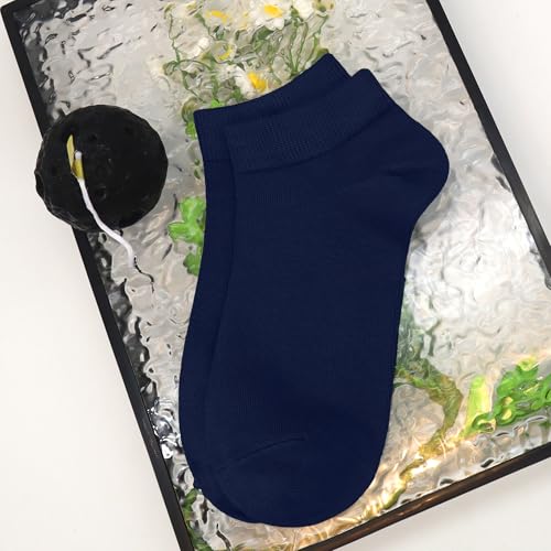 Women's Thin Low Cut Ankle Cotton Socks - 6 Pairs Lightweight Non-Slip No Show Socks, Classic Casual Running Socks4