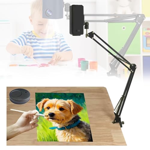 Proyector De Dibujo, Proyector De Bocetos Inteligente Con Soporte Y Miniprograma, Bluetooth Y Wifi, Para Pintar, Lienzo/pared De Escritorio