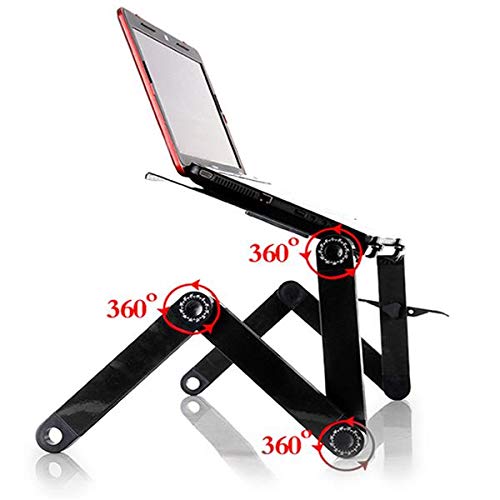 Soporte ajustable plegable para laptop con ventiladores miniatura 6