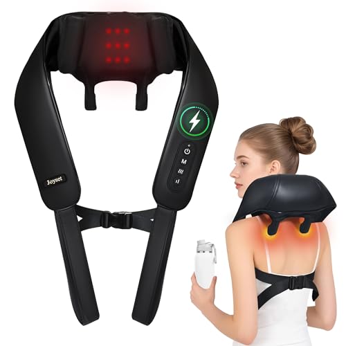 Joyset Cordless Neck and Shoulder Massager with Heat 4D Shiatsu Kneading - image 1