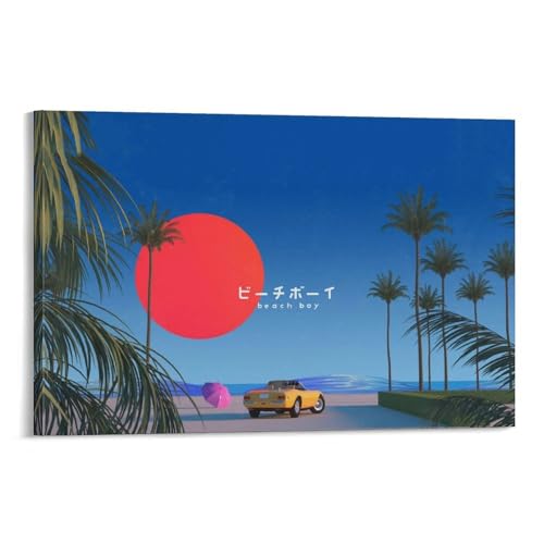 Toile à suspendre Hiroshi Nagai 40x60cm pour cadre lourd impossible