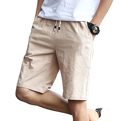 Gym Shorts For Men Quick Dry Lightweight Training Running Jogger Drawstring Pockets Solid Zipper Shorts