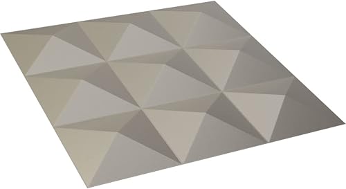 Miniatura 6 de Ekena Millwork 19 58 pulgadas de ancho x 19 58 pulgadas de alto Benson EnduraWall Panel decorativo de pared 3D, aluminio (cubre 2.67 pies cuadrados).