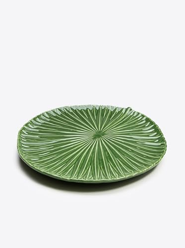 Set de 2 platos grandes Amazonia Bordallo Pinheiro verde miniatura 2