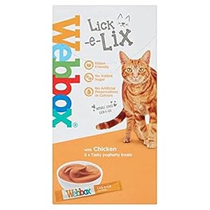 Lick-E-Lix Chicken Cat Treats, 5x15g