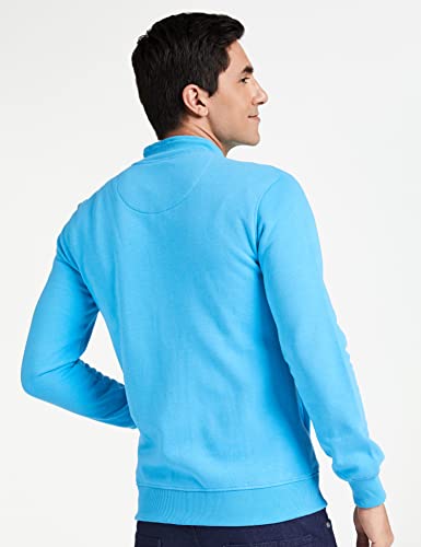 Image of Amazon Brand - Symbol Men Cotton Blend High Neck Fleece Sweatshirt