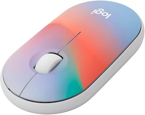 Miniatura 2 de Logitech Mouse inalámbrico M340 con impresiones de edición limitada, receptor USB, clics silenciosos, portátil para laptop, PC, Windows, cromo,