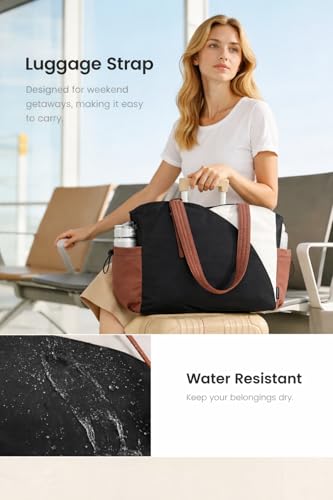 Image of Bayne Large Tote Bag for Woman | Large Size Laptop Bags for Women Office Use | Waterproof Handbag for Women | Elegant Office Bag for Woman | 15 inch Laptop