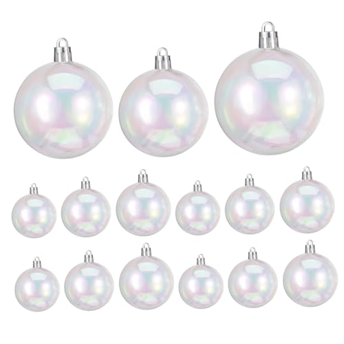 Boules de Noël transparentes incassables pour décorer le sapin en toute sécurité