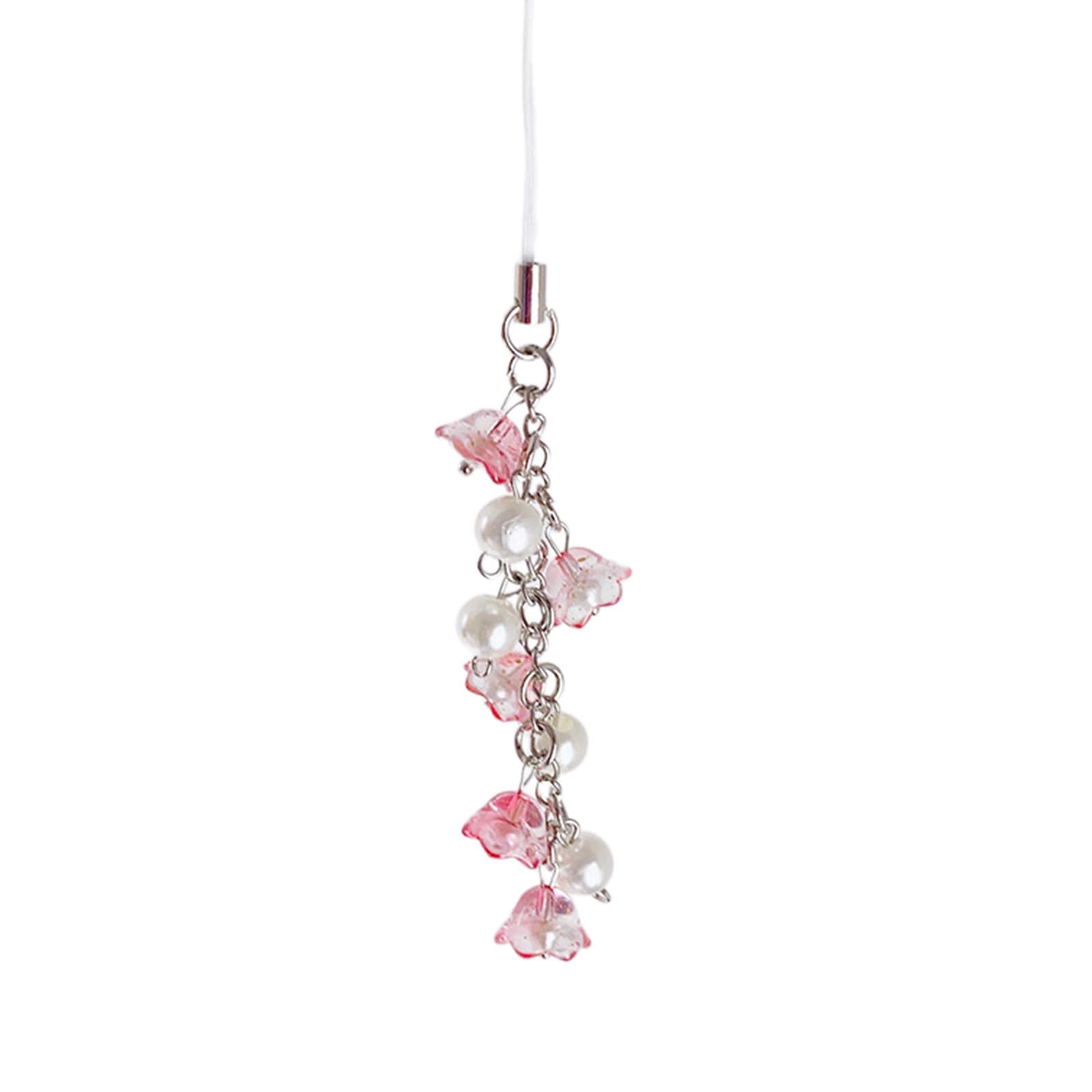 oringnat Camera Chain Unique Keyring Lilys of the Valley Phone Charm Phone Pendant Straps Perfect for Fashion Individuals